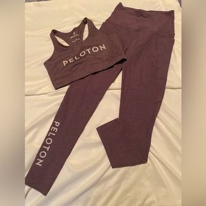 Peloton Beyond Yoga Purple Set - Size Small